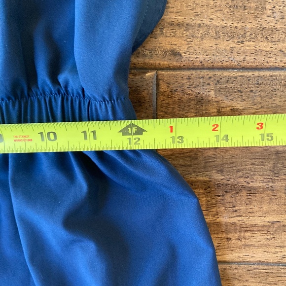 Calia by Carrie Underwood Navy Midi Dress Medium Athletic Sleeveless Drawstring - Picture 8 of 9